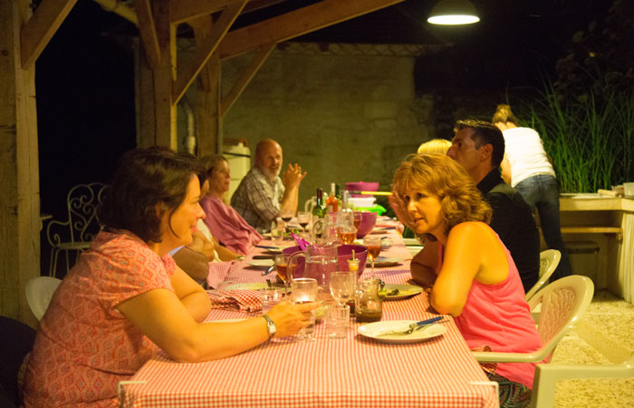 Family friendly holiday accommodation France - Weekly pizza night