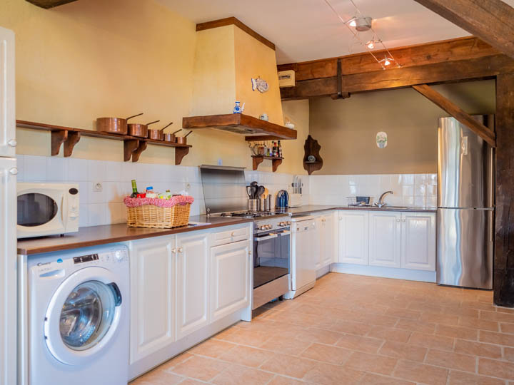 kitchen, family friendly cottage in Charente, South west France