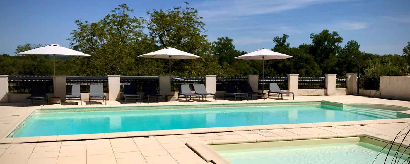 Heated pool and children's paddling pool, Holidays in South West France